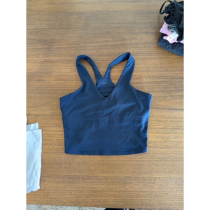 Alo yoga navy tank top in Blue